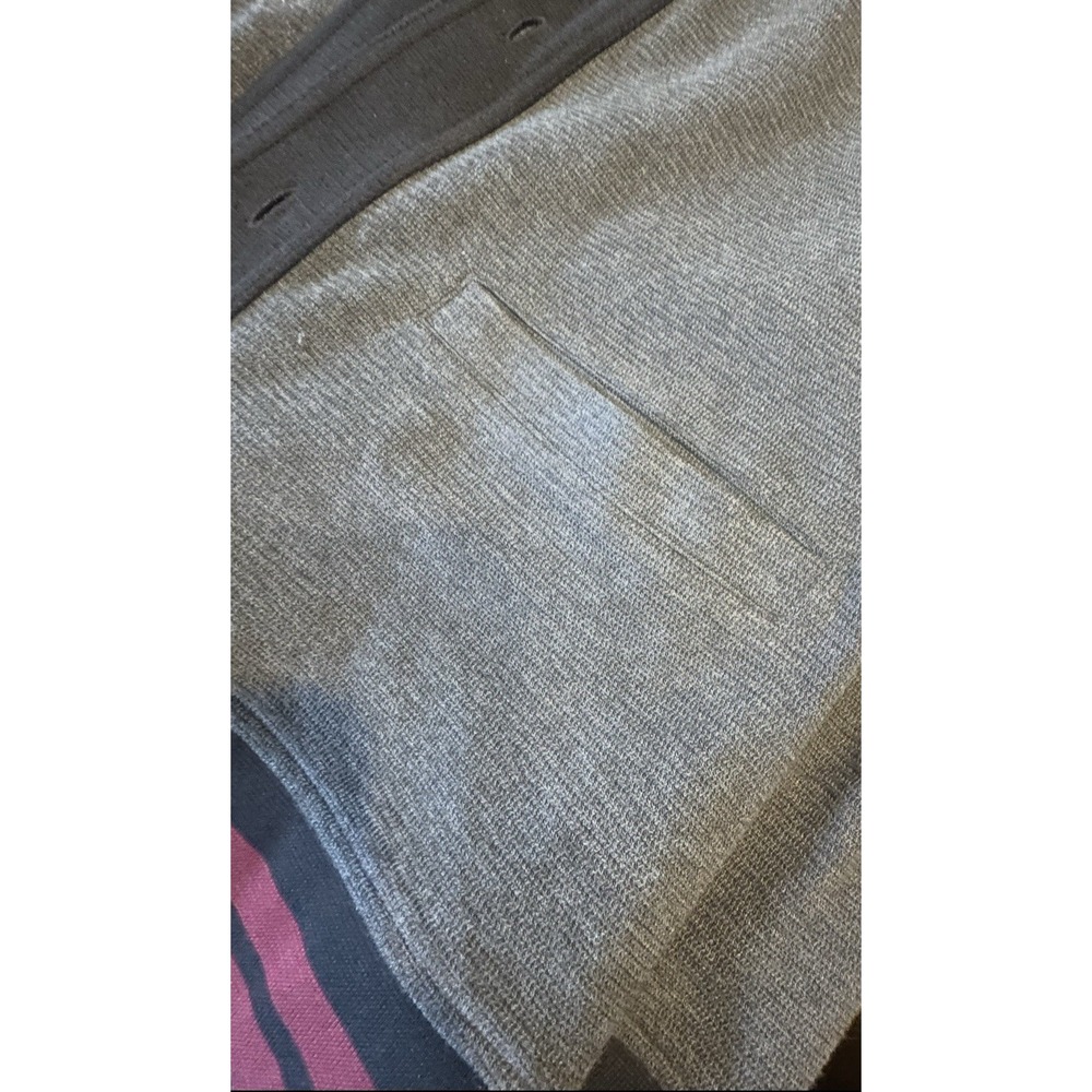 Cremieux Gray Shawl Collar Button-Front Knit Cardigan Sweater L w/ Pockets - Picture 2 of 13